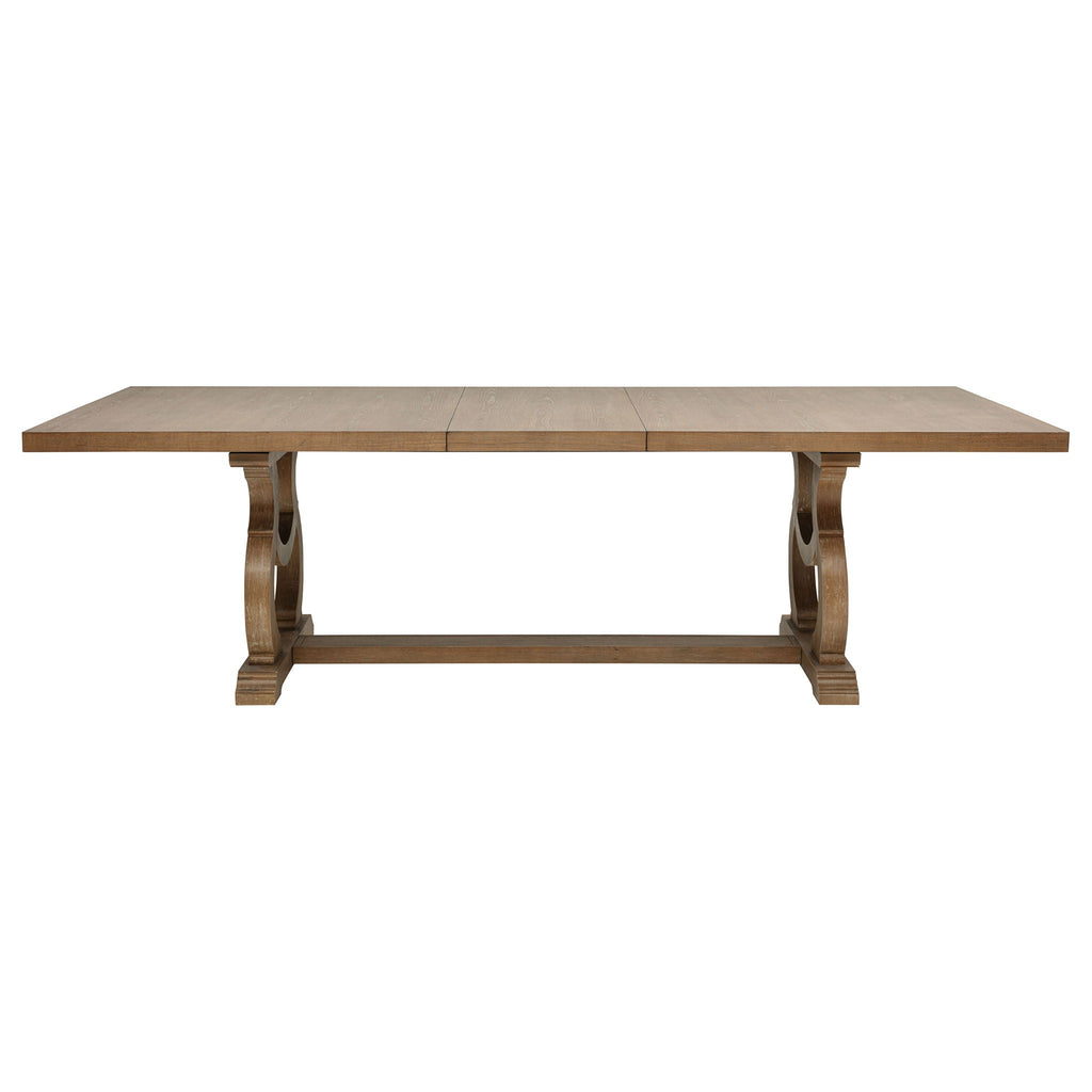 Brockway 7-piece Extension Leaf Dining Set Barley Brown