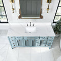 61-Inch Quartz Bathroom Vanity Top