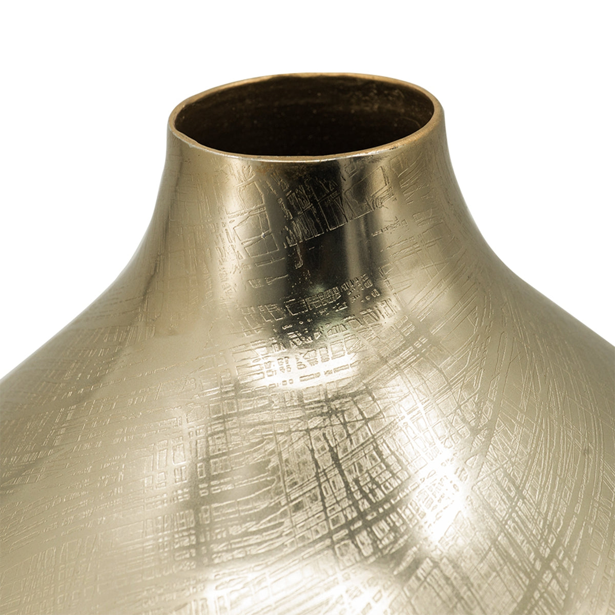 8.5x8.5x18.5 Aluminum Vase