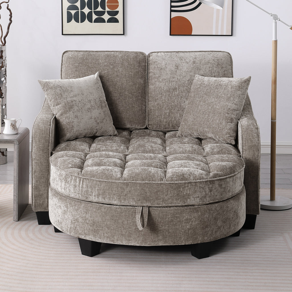 Two-Seater Sofa with Chaise Longue