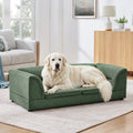 Oversized Pet Sofa, Curved Armrest Rectangular Dog Sofa