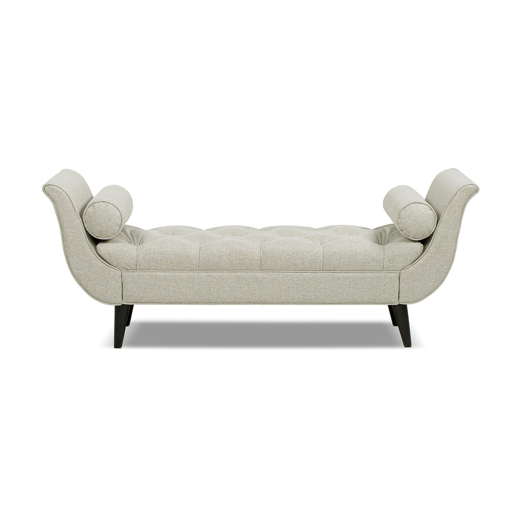 Alma Tufted Flared Arm Entryway Bench