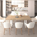 Extendable Dining Room Table for 6-10