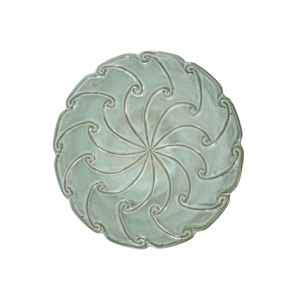 Handmade Glazed Ceramic Bird Bath