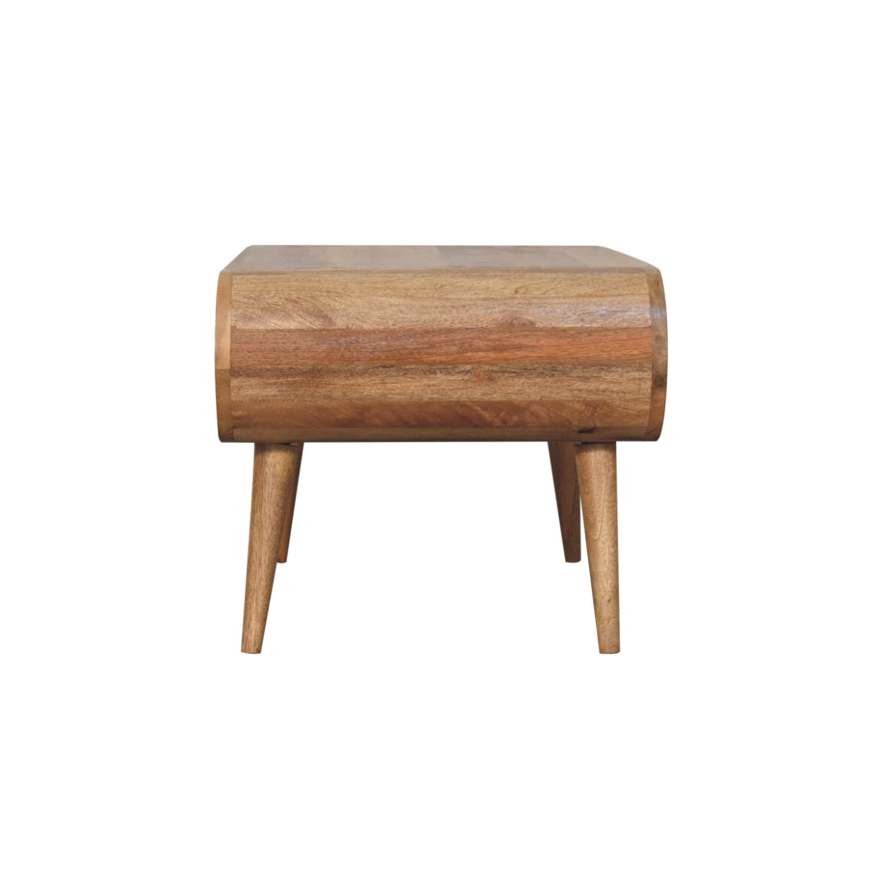 Solid Wood Open Oak-ish Coffee Table, Nordic Legs