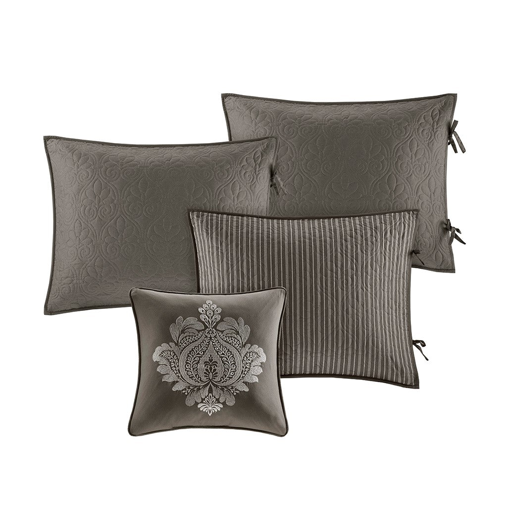 6 Piece Reversible Daybed Cover Set Dark