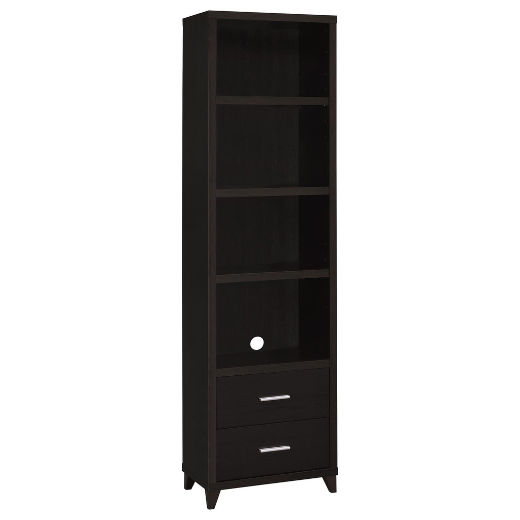 Barnaby - 4 Piece Rectangular Entertainment Center - Cappuccino