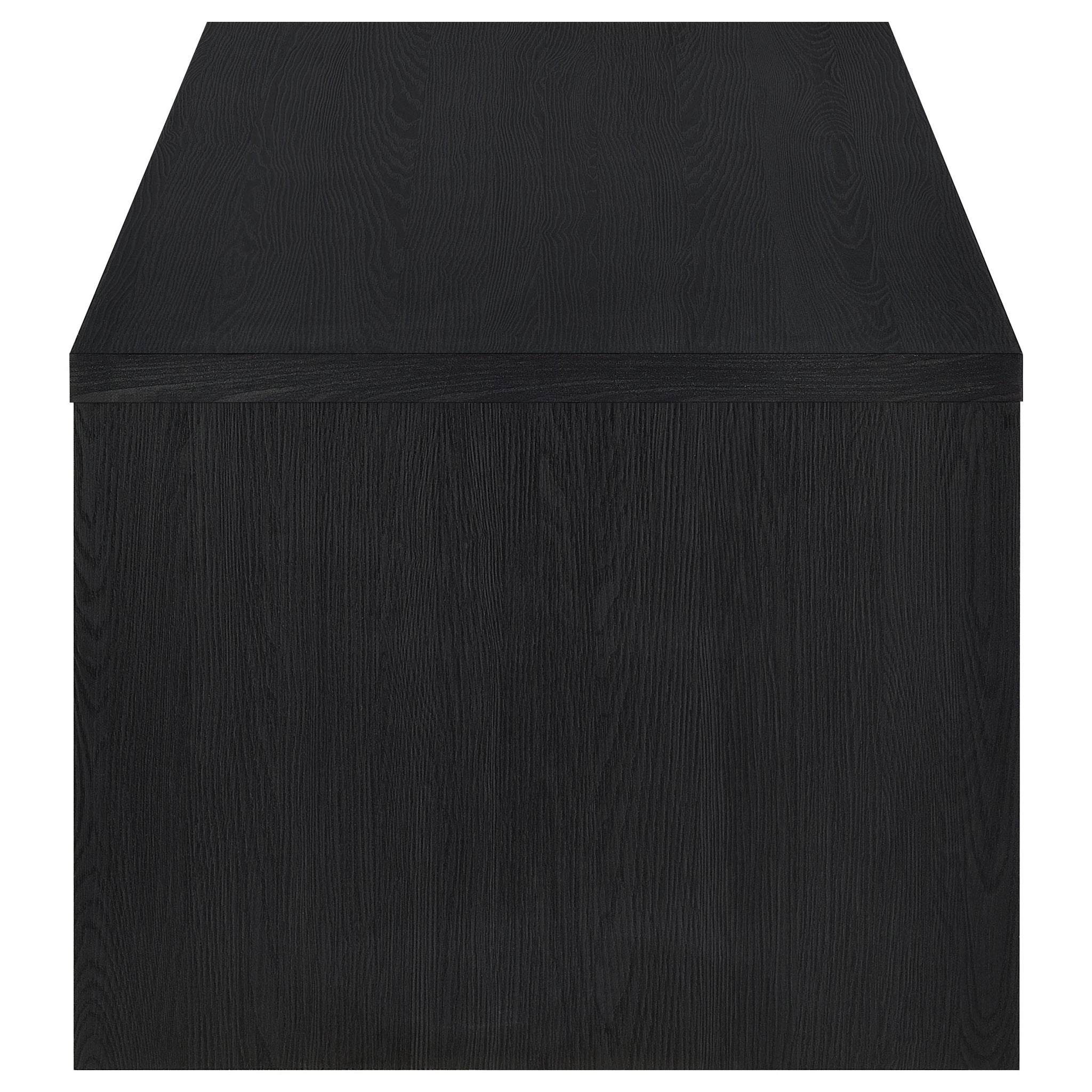 Canyon - Lift Top Table With Dual Drawers Storage Solution - Black