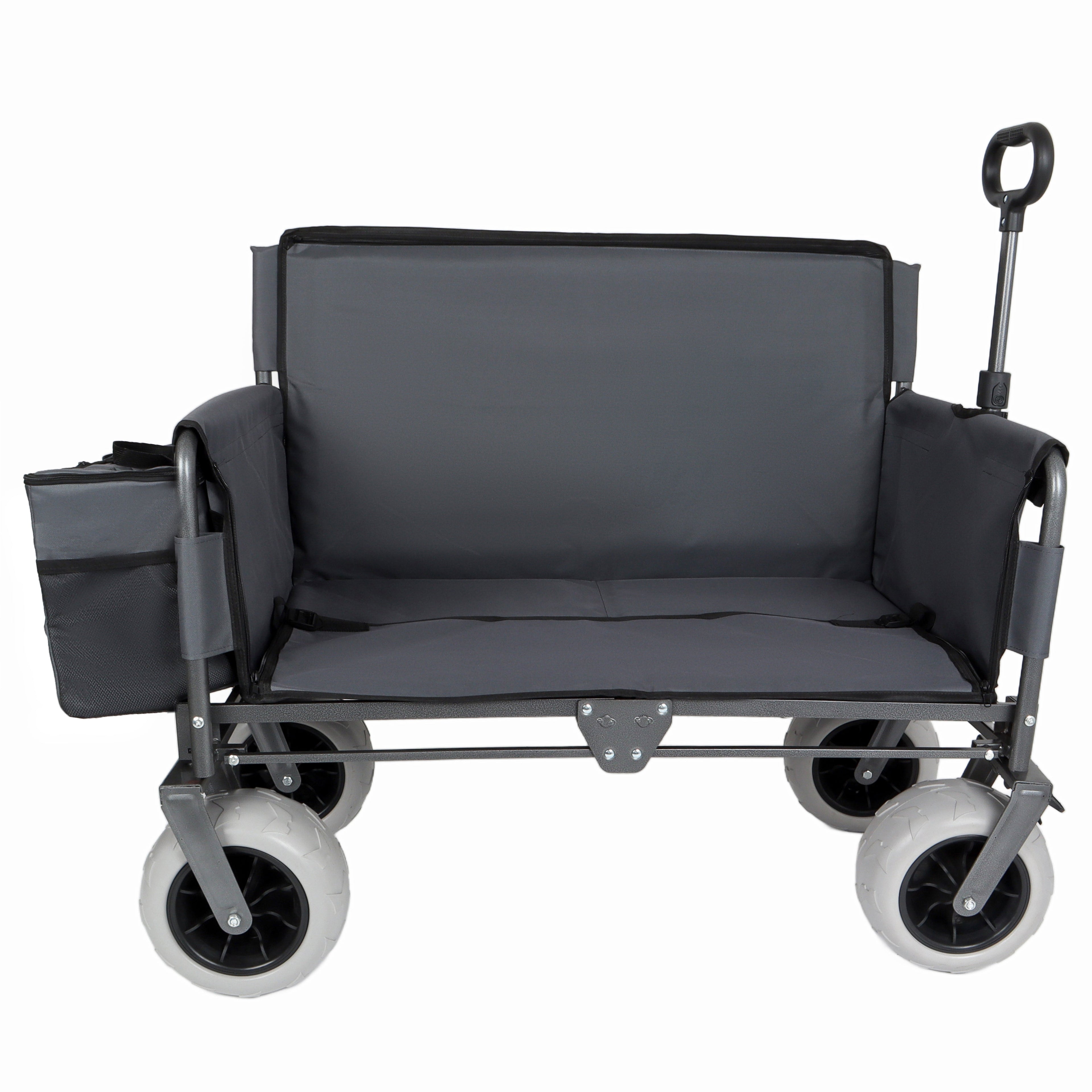 3-in-1 Folding Wagon with Bench Seat