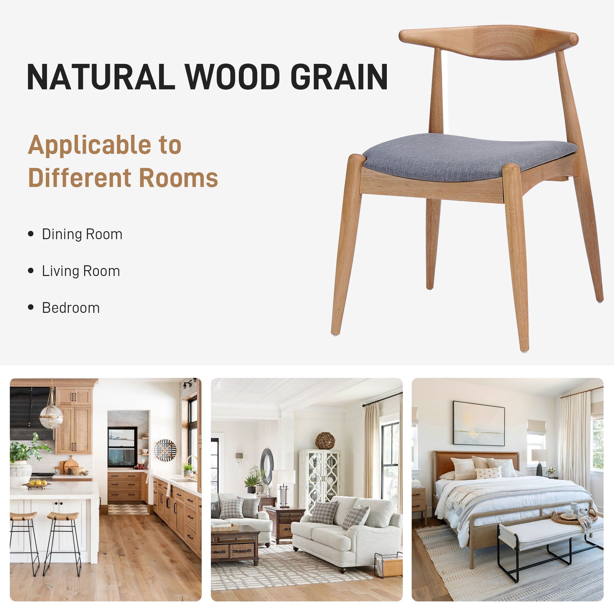 5 Piece Dining Set With Upholstered Chairs