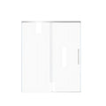 Frameless Single Sliding Shower Door With Handle