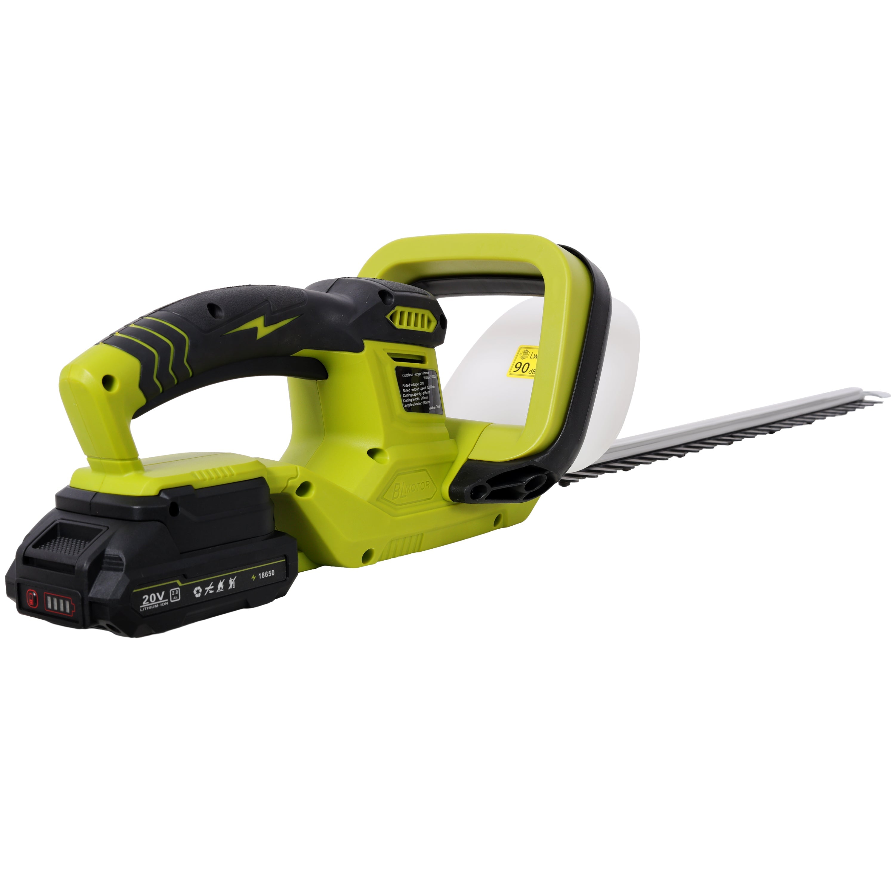 21V DC Hedge Trimmer with Battery and Seat Charger