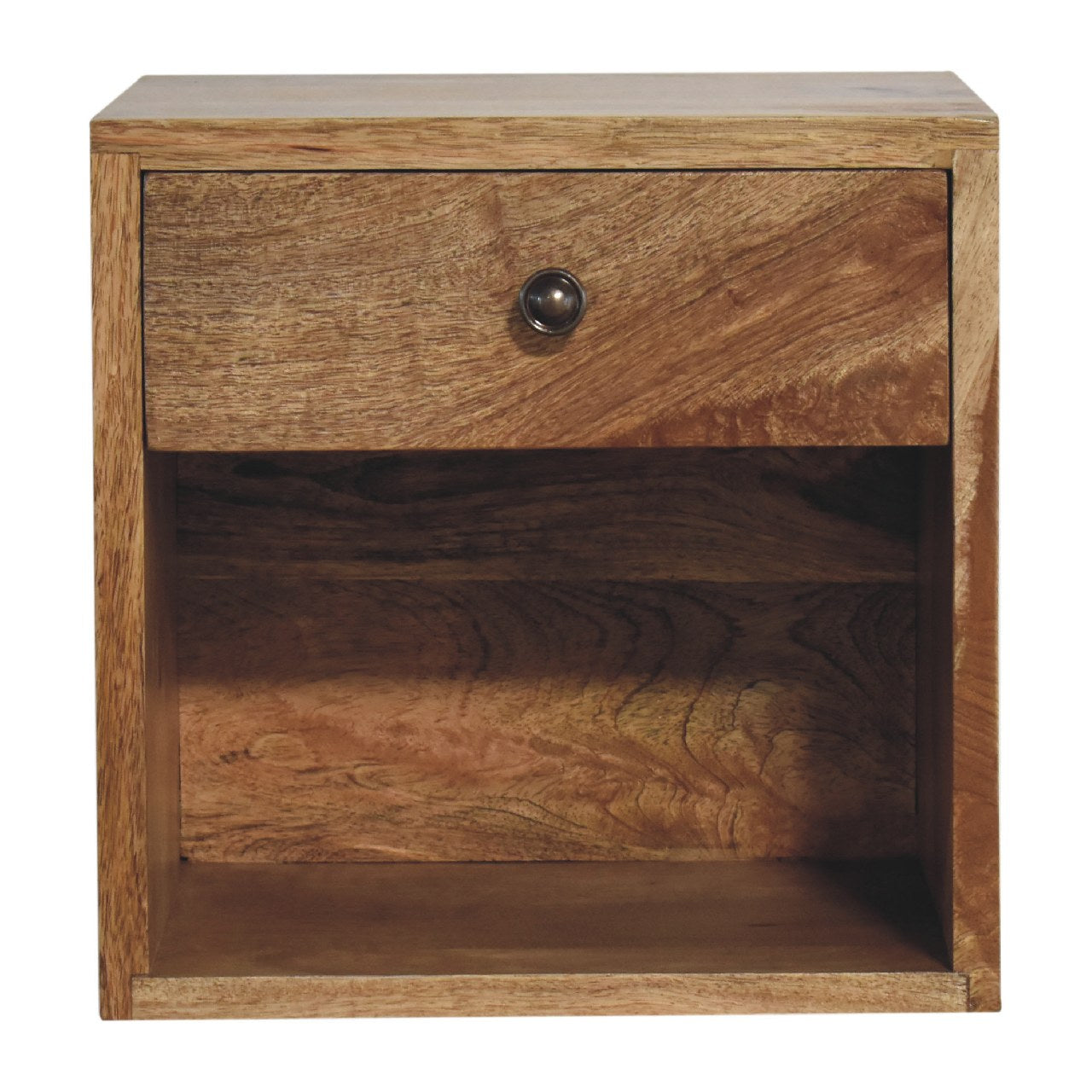 Solid Wood Floating Mini Classic Bedside Table