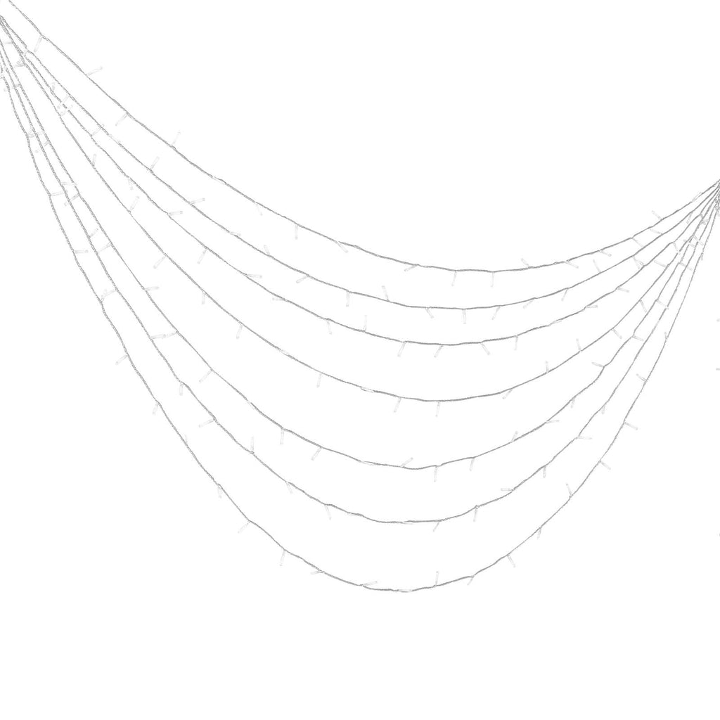LED Christmas String Lights, 200 LED, 76 Ft Connectable Warm