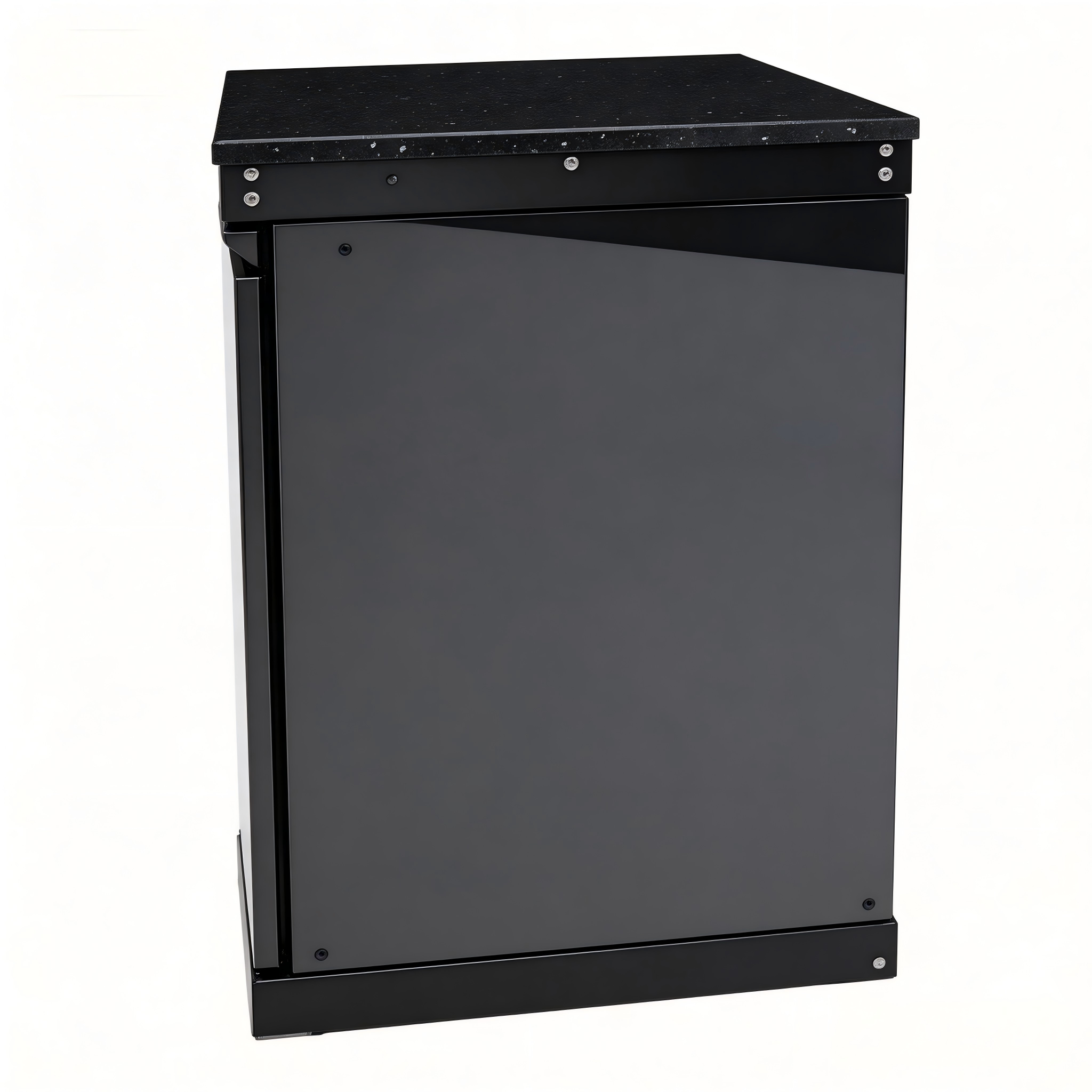 Black Single-door Storage Locker Outdoor Kitchen Islands