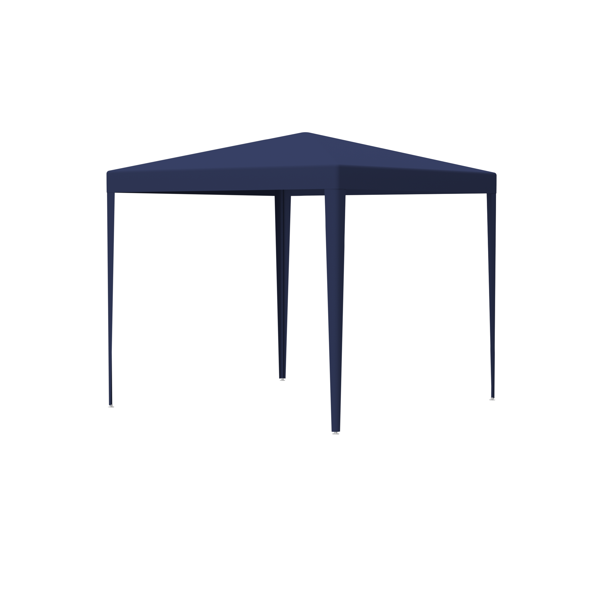 10'x10' Party Tent Outdoor Heavy Duty Gazebo Wedding Canopy with 4 Removable Walls, Blue