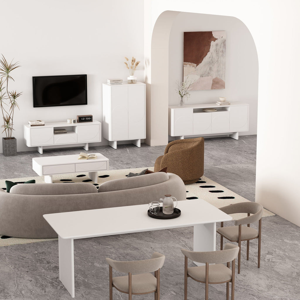 Ella - Dining Table - White
