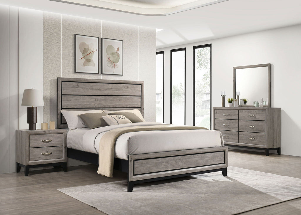 Valen Four-piece California King Bedroom Set Light Taupe