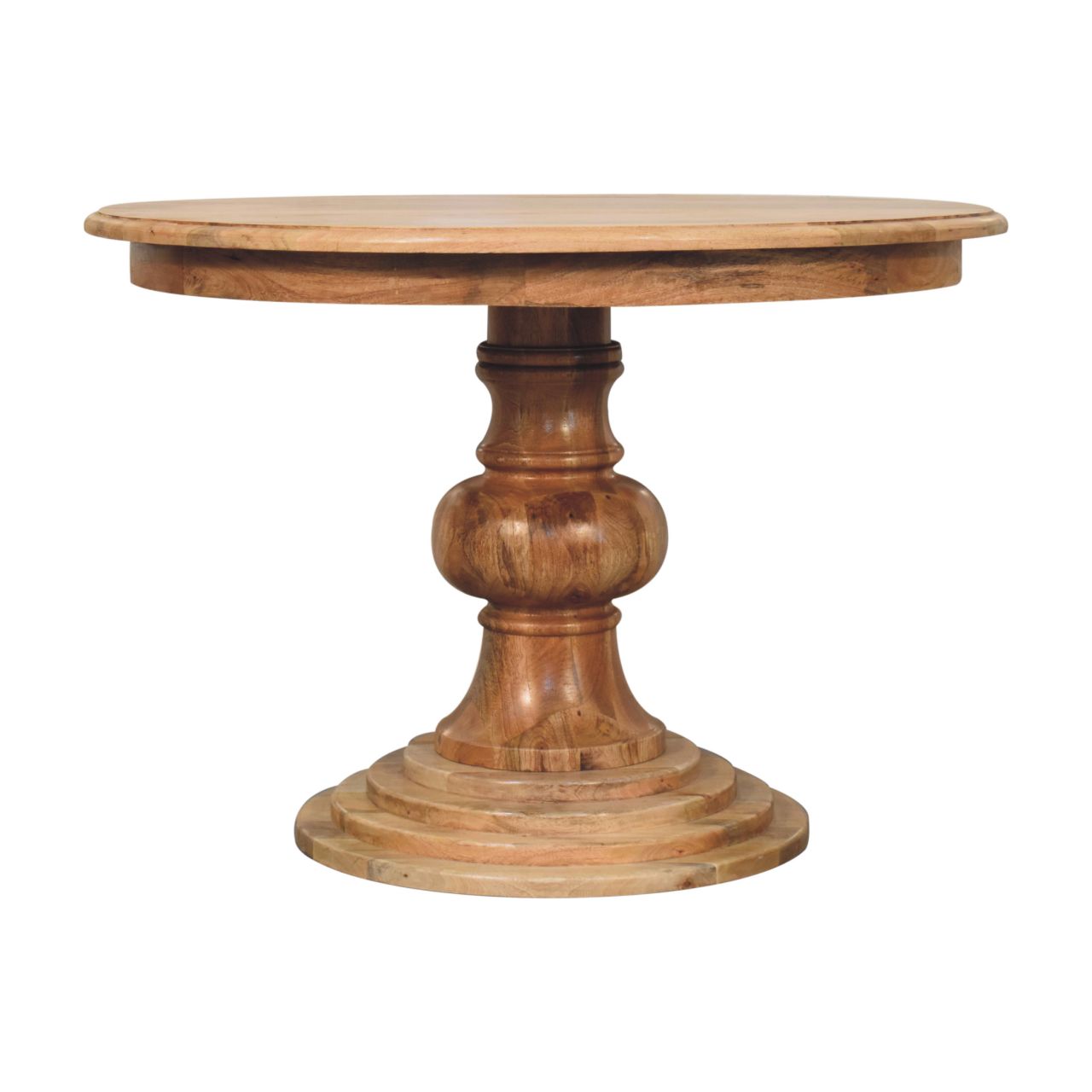 Solid Wood Round Turned Dining Table