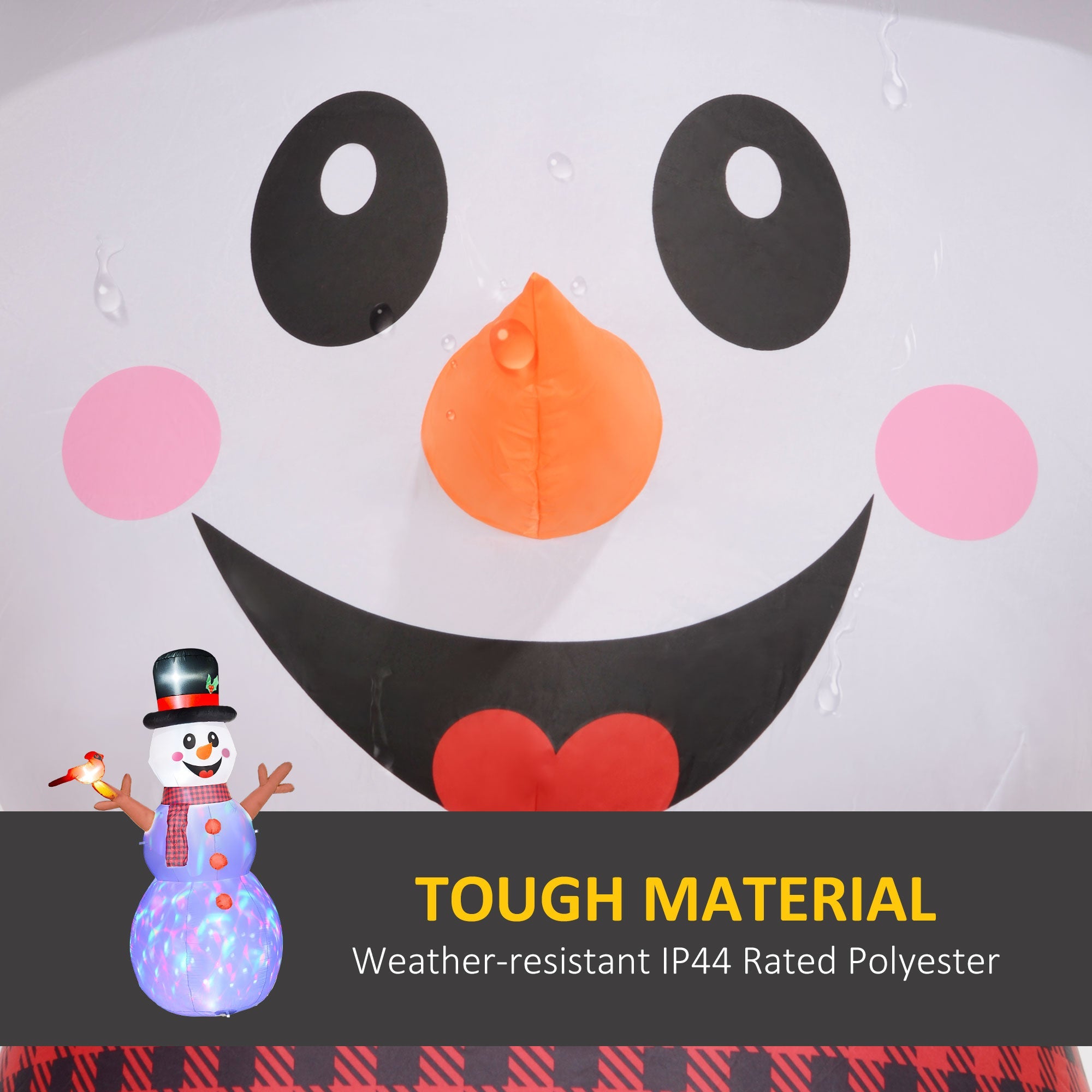Outsunny 7.9' Christmas Inflatables Snowman