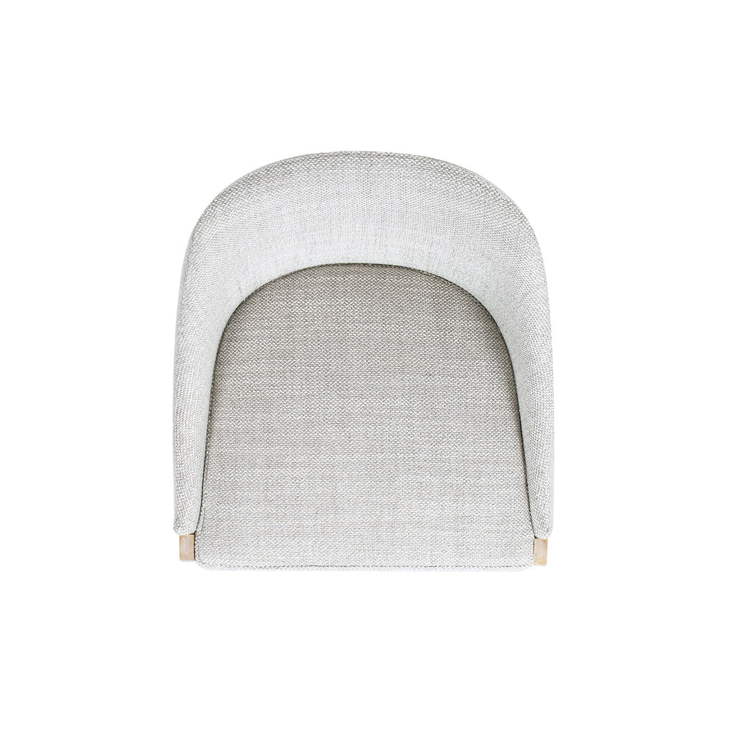 Newport 30.5" Coastal Curved Back Upholstered Barstool