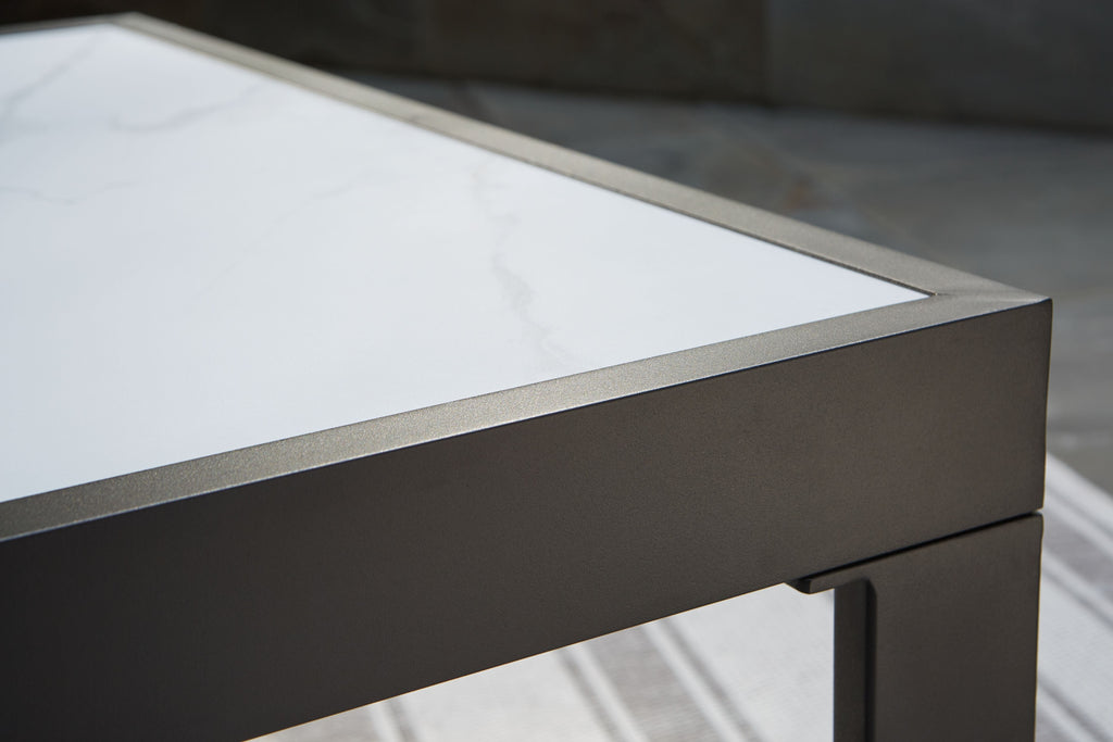 Beachloft - Square Cocktail Table - Black / Gray
