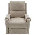 Manual Recliner Massage Chair With Swivel Rocker, 8 Massage Modes, Side Storage Pocket