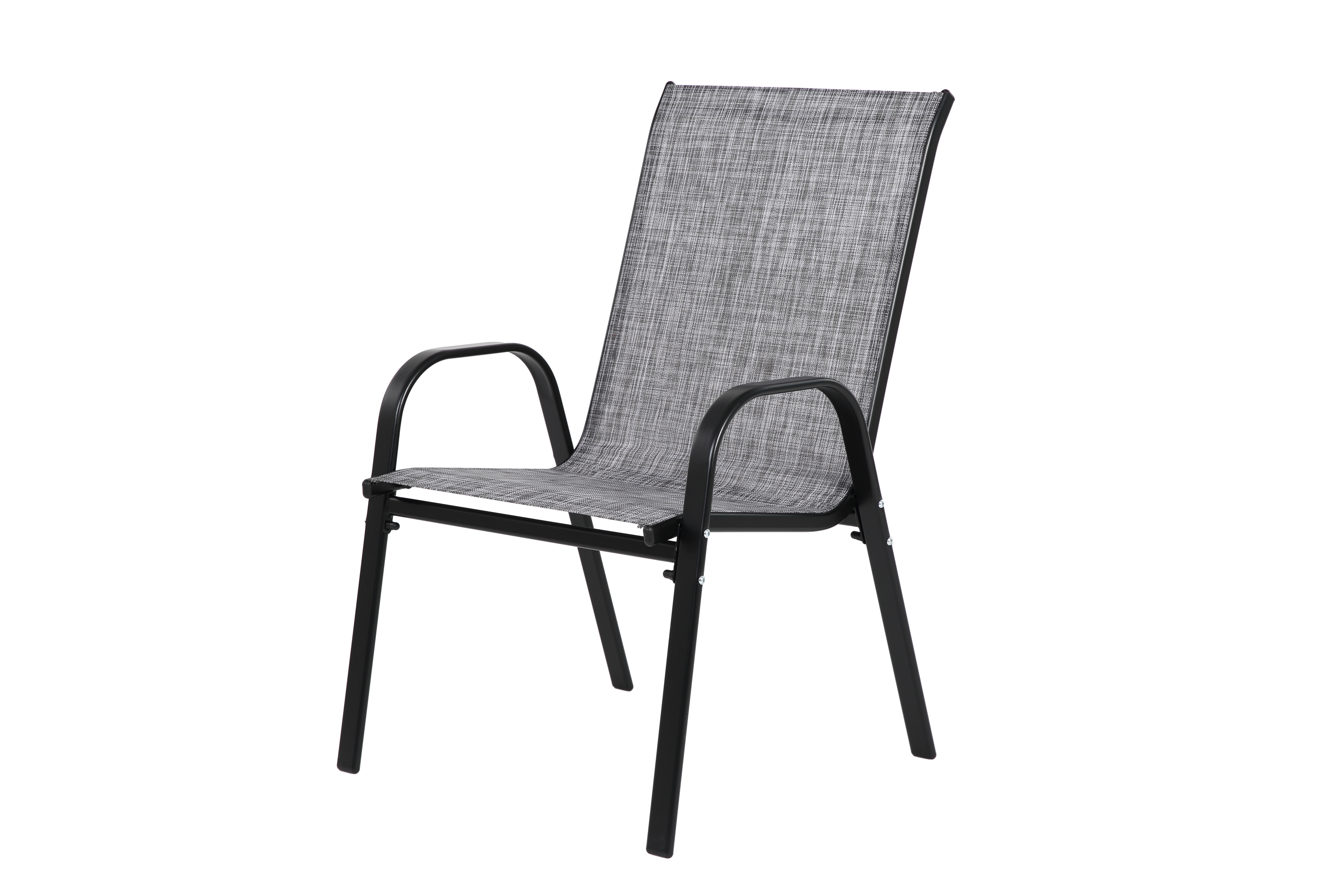 6 Piece Patio Chairs With Breathable Textilene Fabric