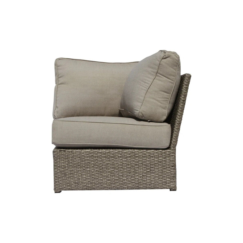 Comfortable Modern Patio Rattan Sectional Set With Cushions