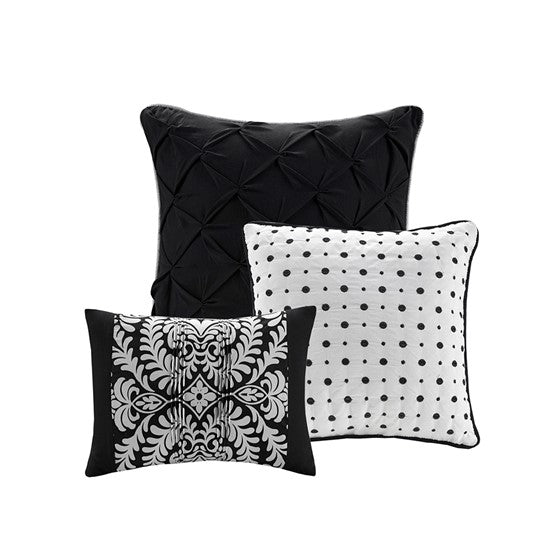 7 Piece Cotton Printed Comforter Set