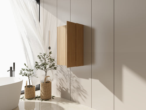 24 Inch Wall Mounted Side Cabinet Combination