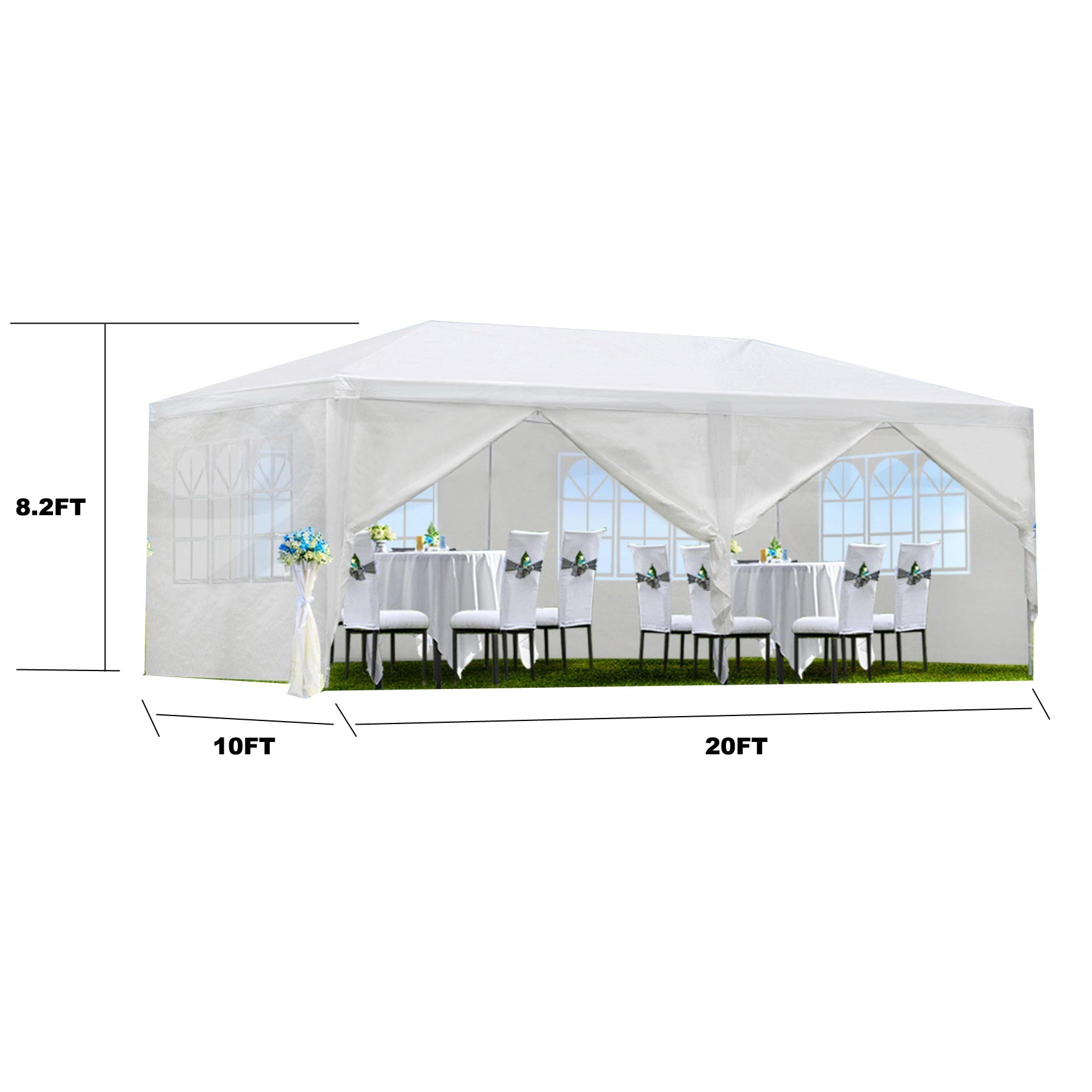 10x20' Outdoor Garden Gazebo Wedding Party Tent
