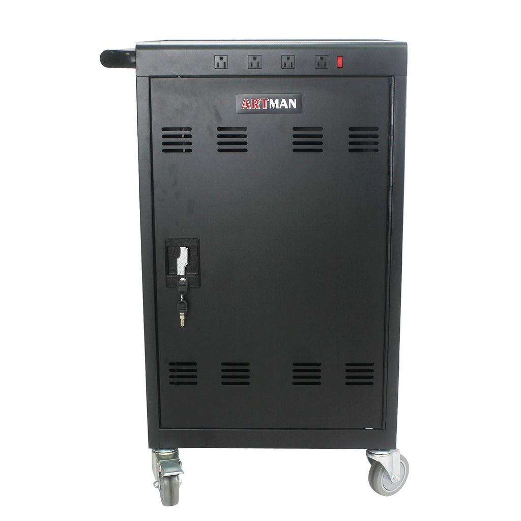 Mobile Charging Cart For Tablets Laptops 35, Device Capacity Matt Metal