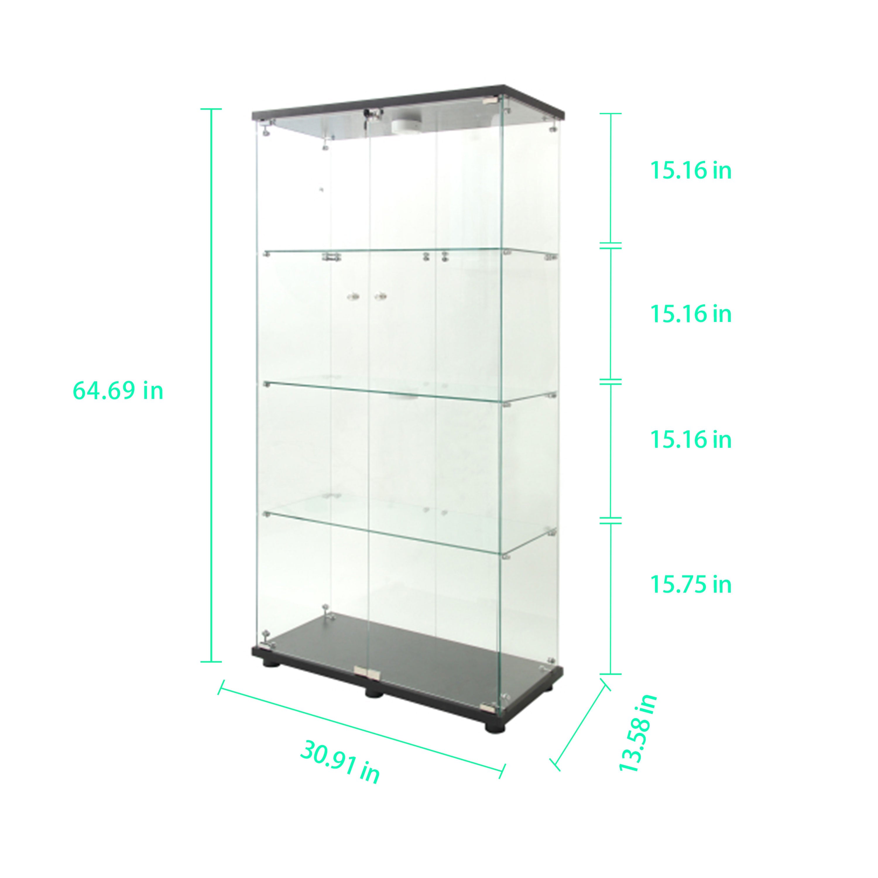 Tempered Glass Display Cabinet