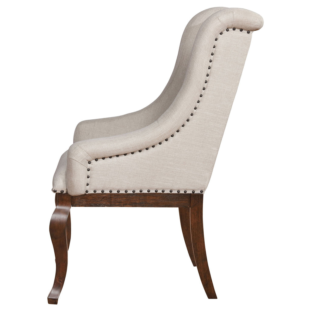Atwell - Upholstered Arm Chair (Set of 2) - Rustic