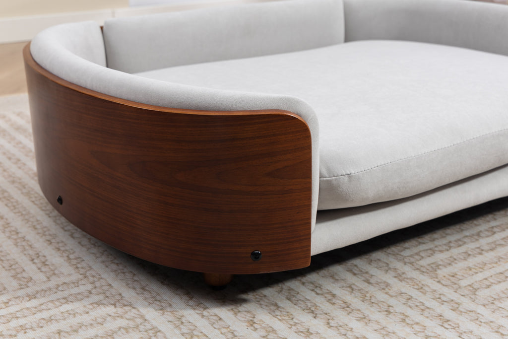 Scandinavian Style Elevated Dog Bed Pet Sofa