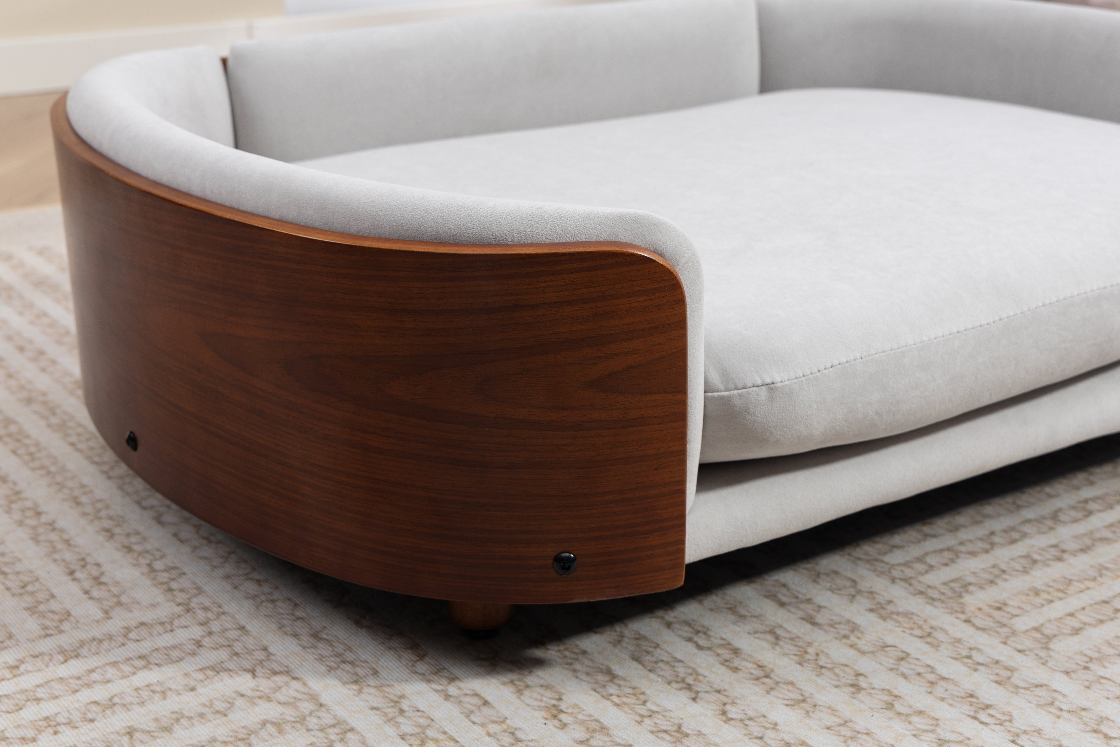 Scandinavian Style Elevated Dog Bed Pet Sofa