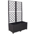 Poly Rattan Garden Planter