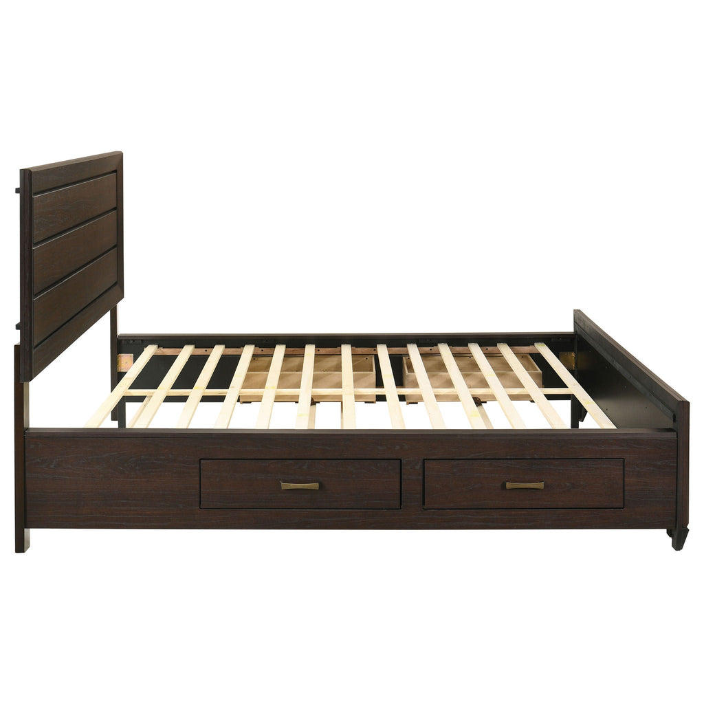 Holmgren - Panel Bed With Side Drawers