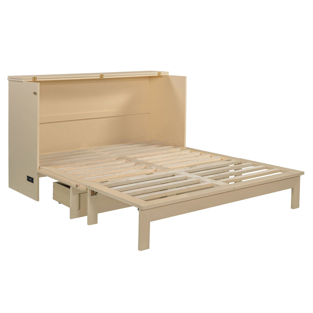 Murphy Bed With Large Drawers