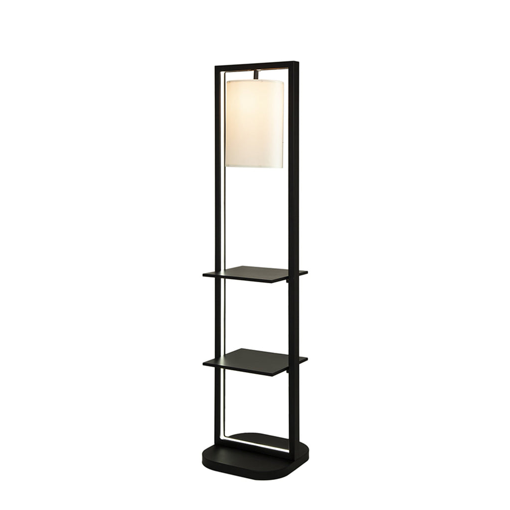 Two Tiered Vertical Shelving Stand with Light