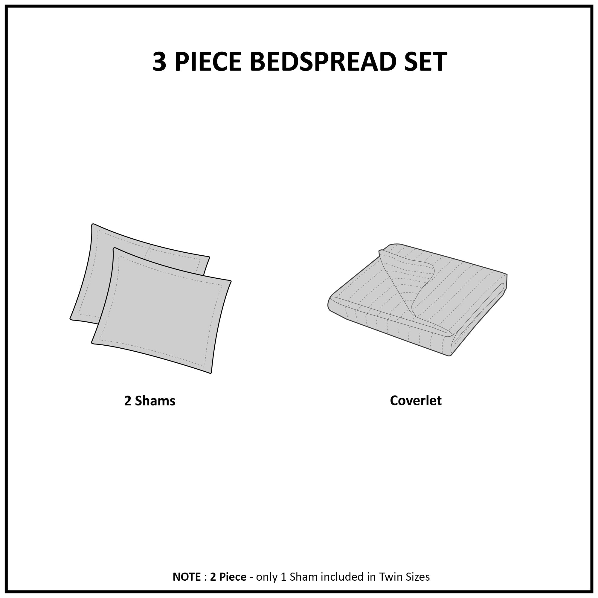 3 Piece Velvet Quilt Set