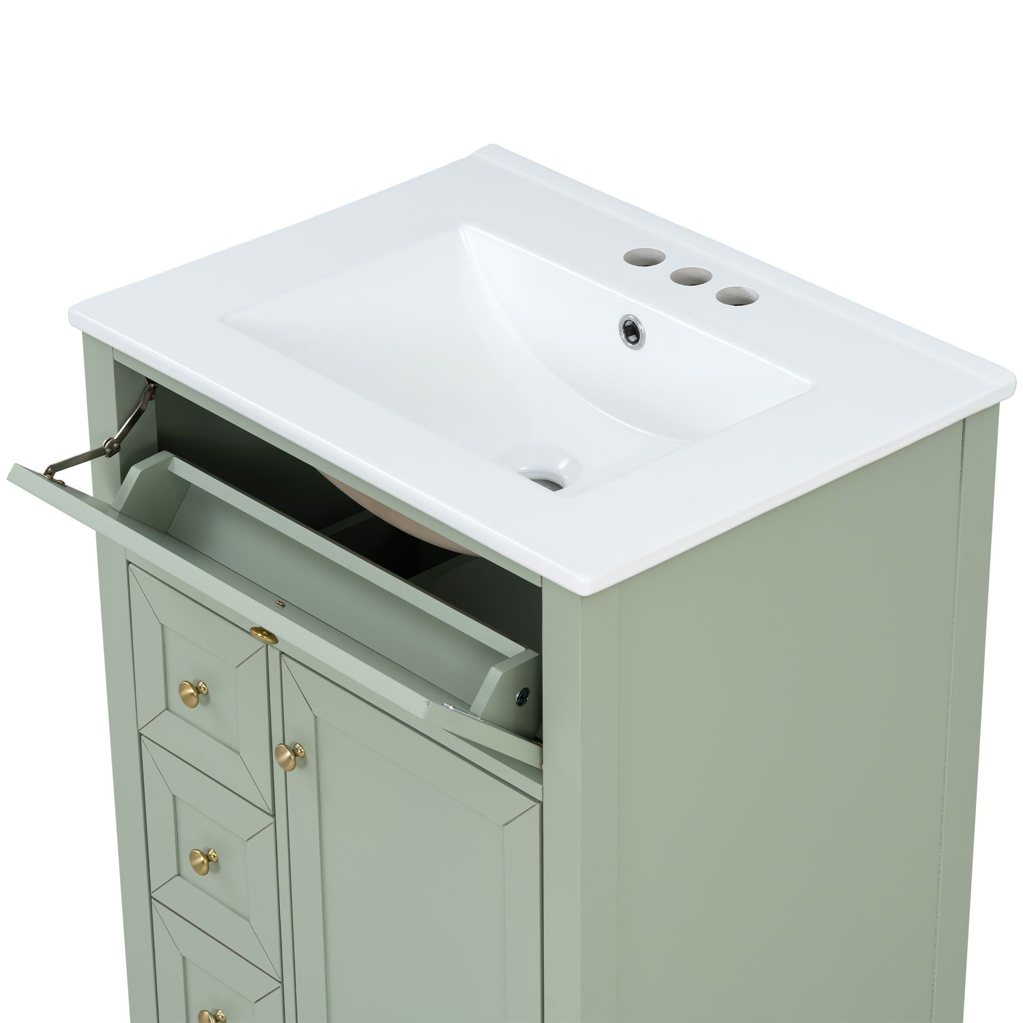 Bathroom Vanity With Sink, Soft Closing Cabinet