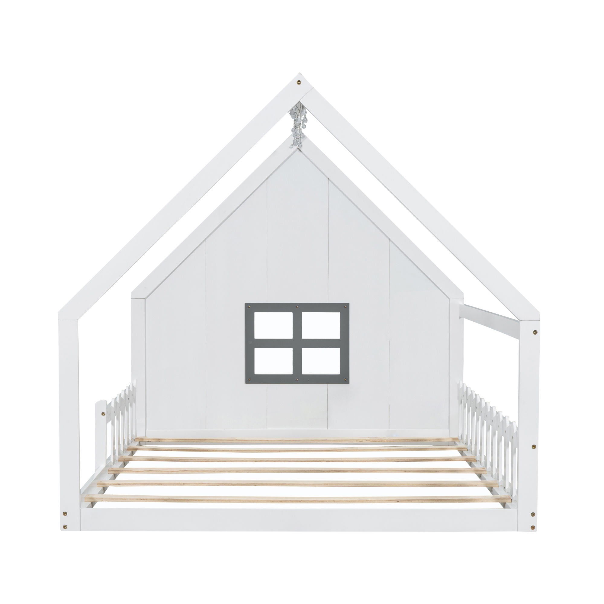 House Bed With Window And Fence