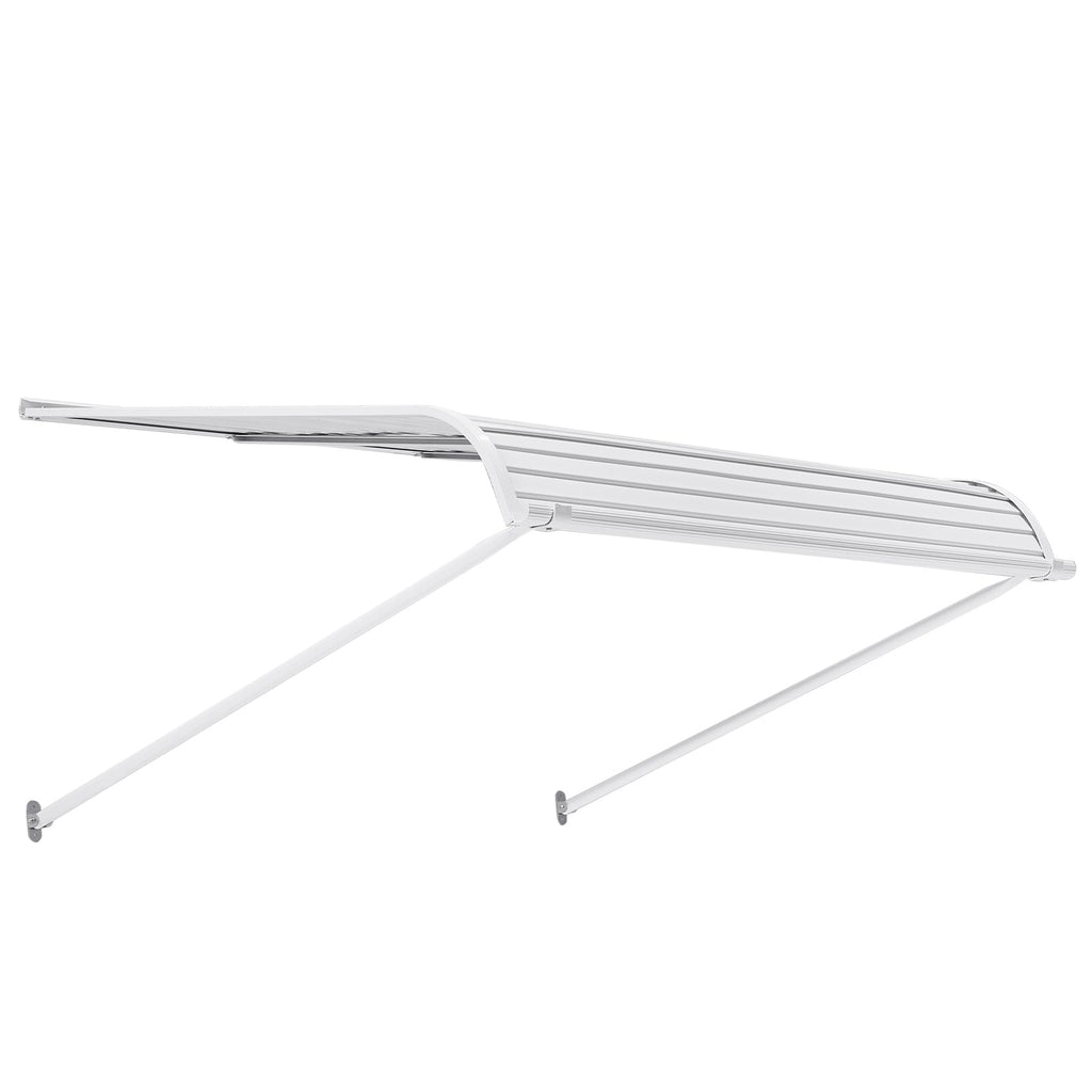 Window Awning Door Canopy 48x42 in Aluminum Alloy