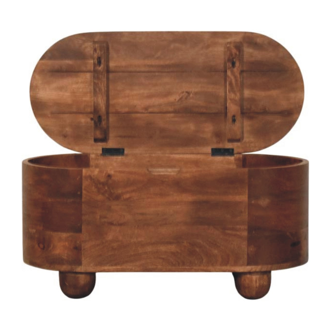 Solid Wood Curva Storage Trunk