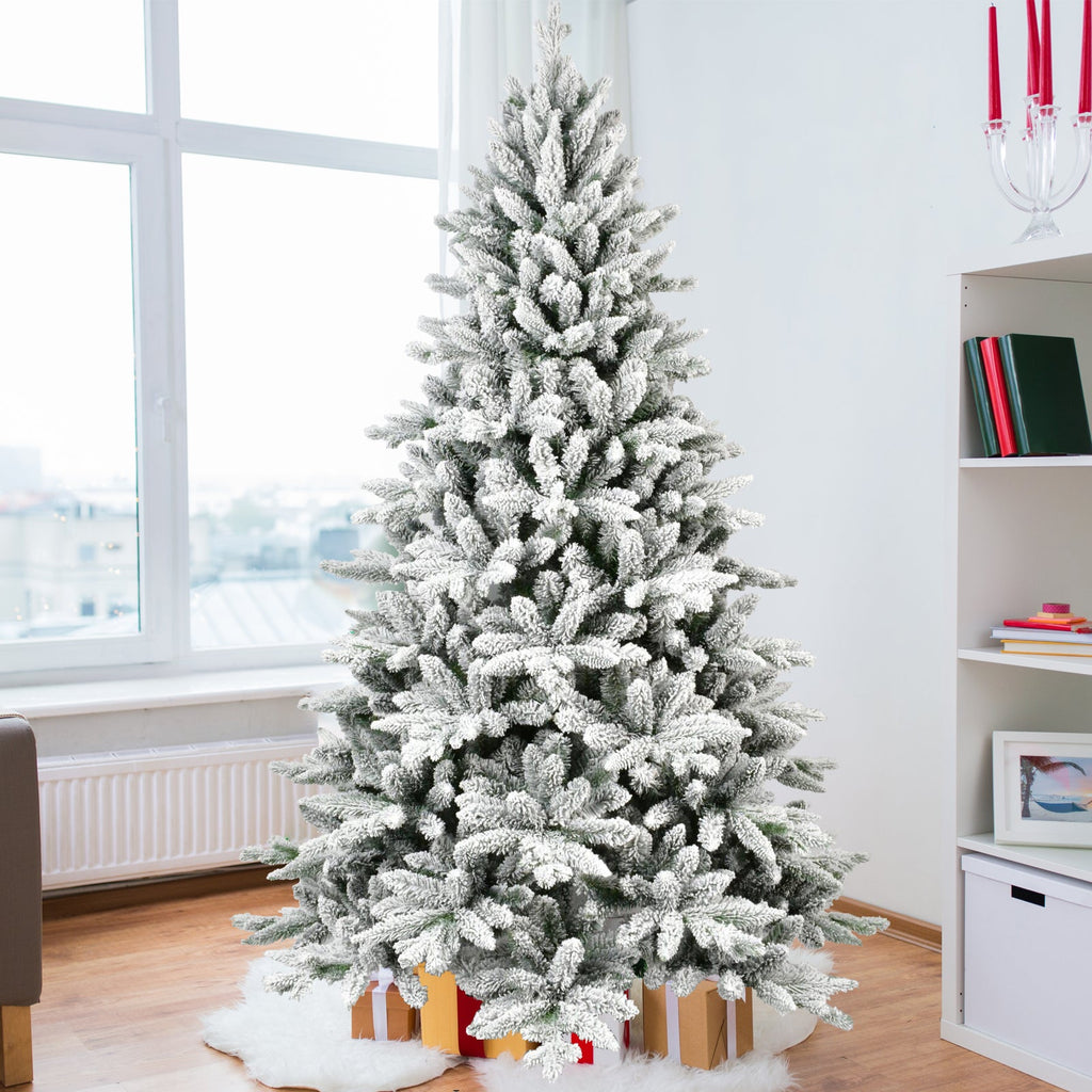5ft Flocked Christmas Tree with 768 Tips