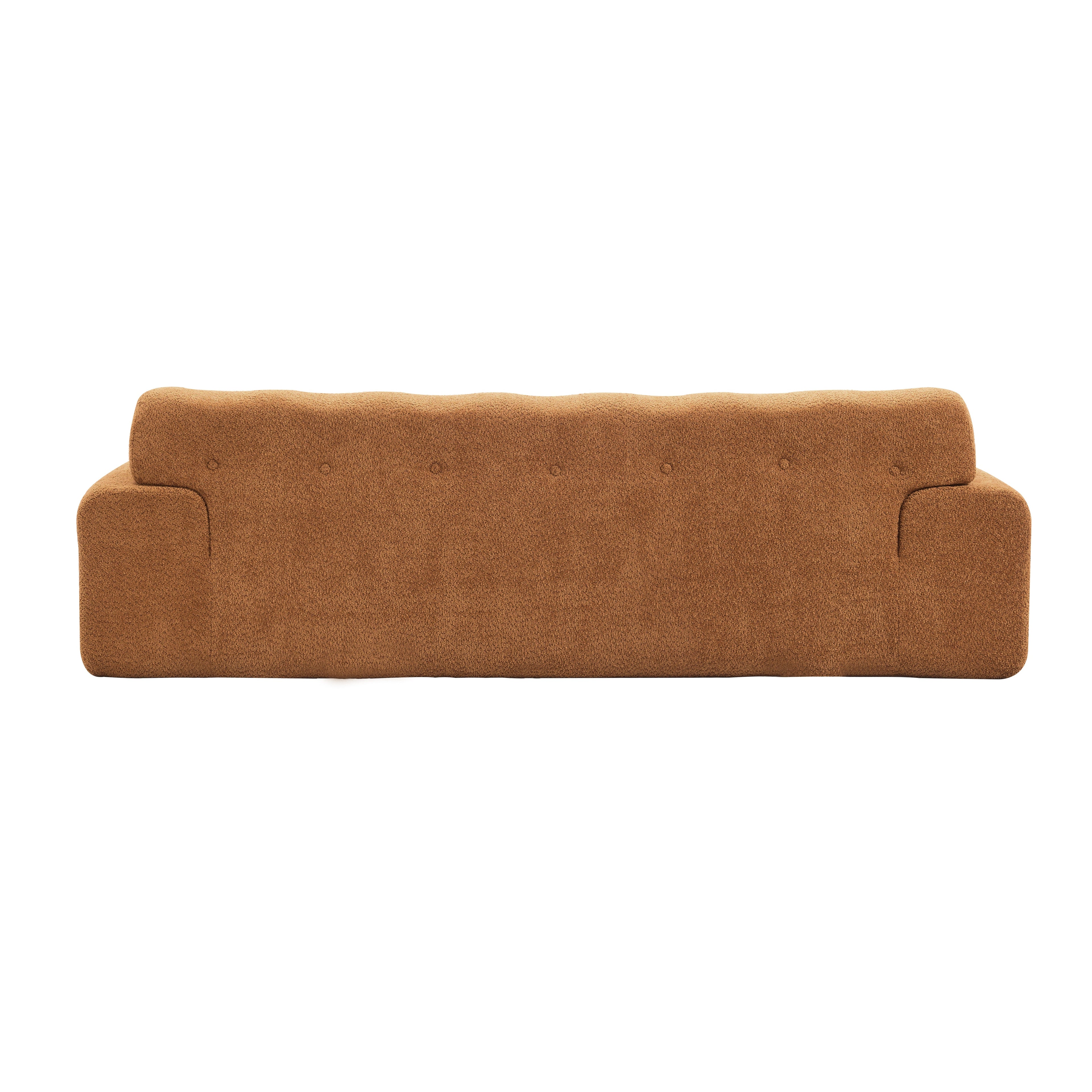 88 in. Cloud 3 Seater Boucle Sofa with Button Tufted Comfy Upholstered Couch, Nomad