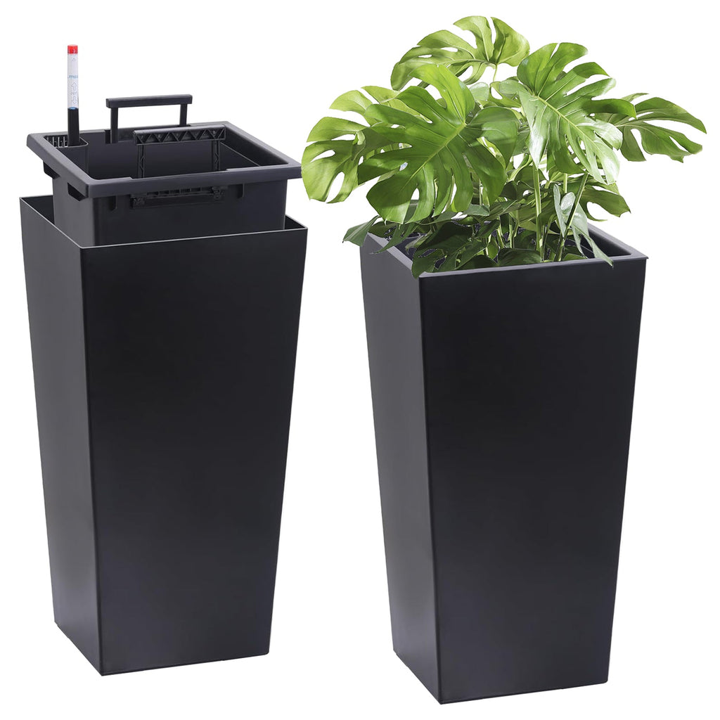 22" Tall Planter Set of 2, Outdoor & Indoor