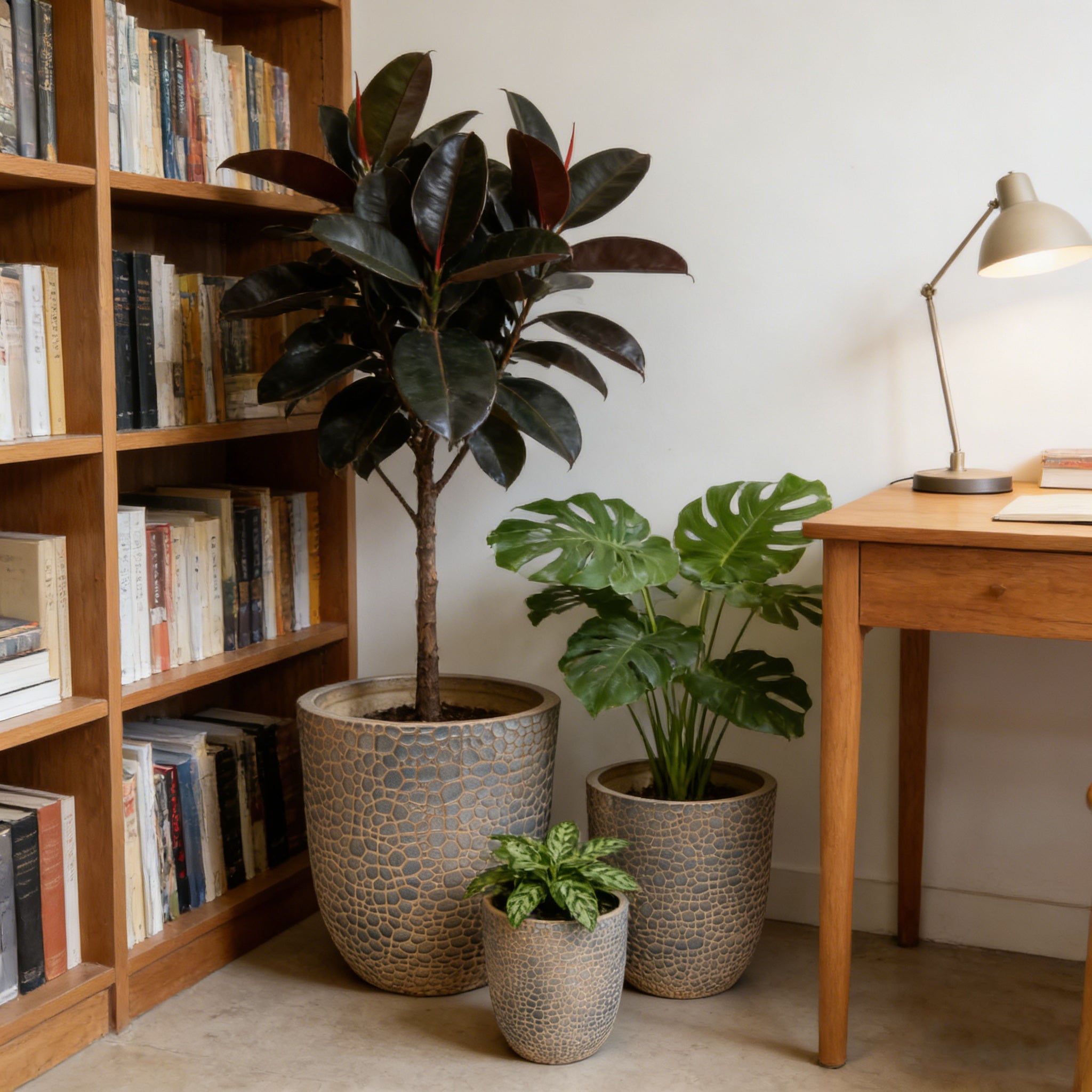 Large Outdoor Indoor Planter Set of 3